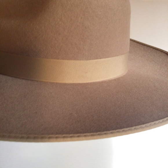 NEW! Lack of color dark tan sand wool rancher main image 6